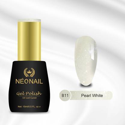 NEONAIL Premium UV Gel Nail Polish 15ml Soak-Off UV LED Cured Gel for DIY Nail Salon B11 Pearl White