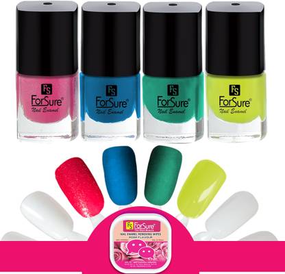 ForSure Trendy Premium Quick Dry Gel Nail Polish Nail Art Combo Pack (5ml Each)