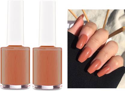 THTC COMBO INSTANT NAIL PAINT FOR STYLING NAILS QUICK DRYING DARK CORAL DARK CORAL