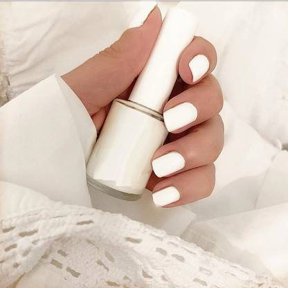 tanvi27 high shine long lasting white glossy nail polish white