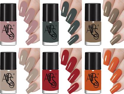 Alps NEW HD POWER LASTING NAIL POLISH COMBO SET ORANGE