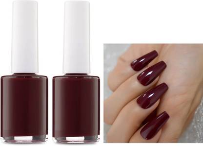 THTC COMBO NAIL PAINT FOR STYLING NAILS QUICK DRYING RUSTIC RED RUSTIC RED