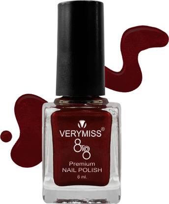 VERYMISS Premium Nail Polish - 161 Maroon Shimmer 161 Maroon Shimmer