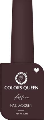 COLORS QUEEN Affair Matte Nail Lacquer, Chip Resisting, Long Lasting & Quick Dry Nail Polish 36 - Royal Plum