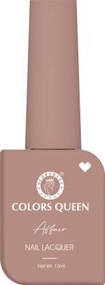 COLORS QUEEN Affair Matte Nail Lacquer, Chip Resisting, Long Lasting & Quick Dry Nail Polish 59 - Latte