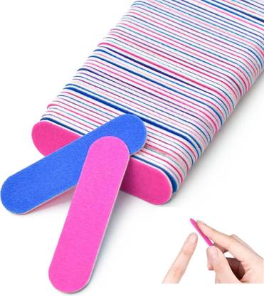 AKADO 20 Pieces Double-Sided Disposable Nail File, Disposable Nail Files,Emery Boards Nail Sanding Pad