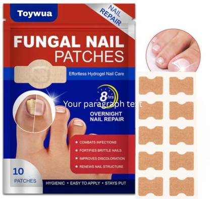 Toywua Fungal nail patches Advanced Fungal Nail Patch Solution Nail Sanding Pad