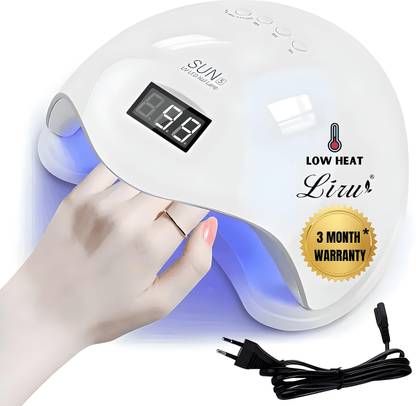 Coscate Professional UV Led Nail Lamp for Nail Art Nail Polish Dryer (UV Power 48 W) Nail Sanding Pad