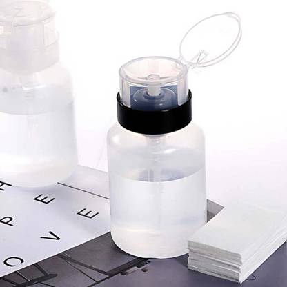 Sweetpea Push Down Dispenser & Nail Polish Remover Dispenser bottle SET 1 Nail Soak Clips