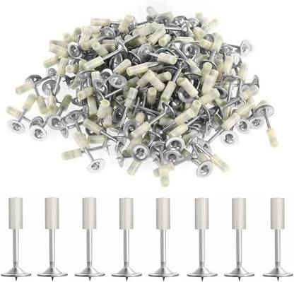 Pamidhar 7.3mm Nail Gun Manual Steel Nails, Round Nails 100 pcs Rivet , Nails for Concrete Nail Gun, Nails Wall Fastening Tool Rivet Cordless, Pneumatic  Nailer