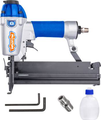Wadfow 2 in 1 Combo Brad Nailer GA18 Nail Gun Machine | 100 Pcs Load Capacity | 0.4-0.7Mpa Pneumatic  Nailer