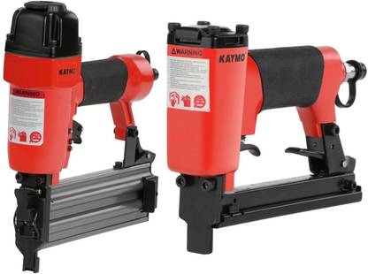 KAYMO Bradder Nailer NEO-PB18G50 Red 15-50mm with Stapler NEO-PS8016 80 Series 3-16mm Pneumatic  Nailer