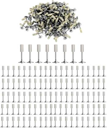 SUNCLOCK 7.3mm Nail Gun Manual Steel Nails, Round Nails 100 pcs Rivets , Nails for Concrete Nail Gun, Nails Wall Fastening Tool Rivet Cordless  Nailer