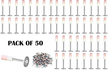 flea 50PCS 7.3mm Nail Gun Manual Steel Nails NGB12 Cordless  Nailer