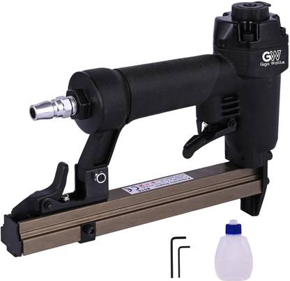 GIGAWATTS 8016 21 Gauge Crown Stapler Fine Wire Staple Gun Pneumatic Nailer Pneumatic  Nailer
