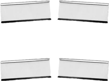 90 Degree Catering Name Plate Sign Menu Message Board Food Display Signage for Table Silver Name Plate Holder