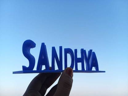 3D MIND Plastic Personalized 3D Printed Name plate | Stylish Custom Design for Any Space Name Plate