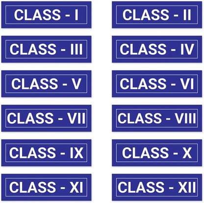 Ishanvi Enterprises Plastic Classroom Name Plate Name Plate