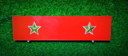 Jeenat Plastic ARMY STAR NAME PLT WHITE LIGHT Name Plate