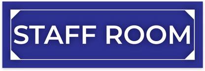 SignsExpress Plastic Staff Room Name Plate Name Plate