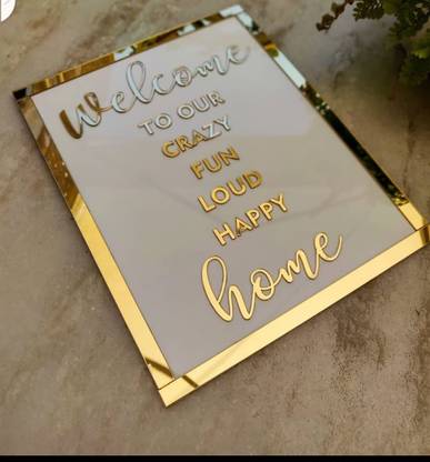 Costamizehub Polypropylene Laser cutting acrylic sheet best quality Name Plate