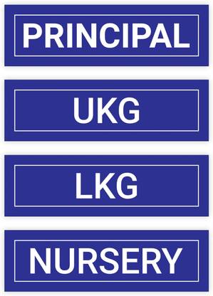 SignsExpress Plastic Classroom and Principal Room Name Plate Name Plate