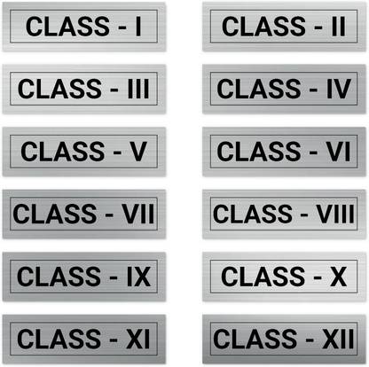 SignsExpress Steel Steal Classroom Name Plate Name Plate