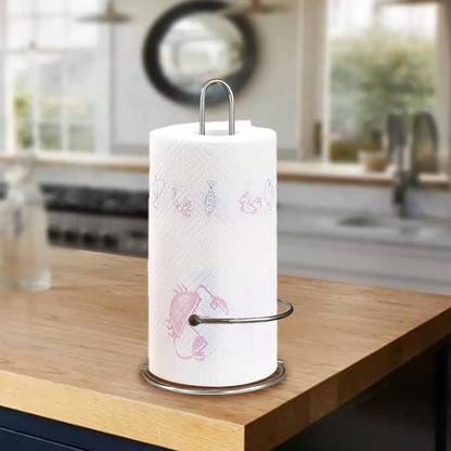Bulfyss Kitchen Roll Dispenser, Kitchen Napkin Roll Holder, Kitchen Paper Tissue Holder Set of 1 Napkin Rings