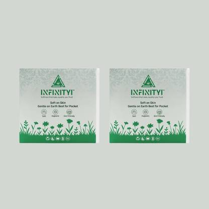 infinityi Soft Tissue Paper Napkin | Premium Everyday Use Tissue (Pack-2) White Paper Napkins