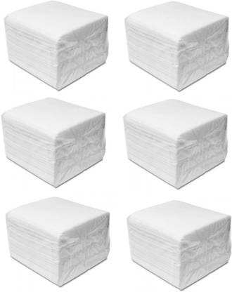 MR FARMER MALGUDI/PACK OF 6 White Paper Napkins