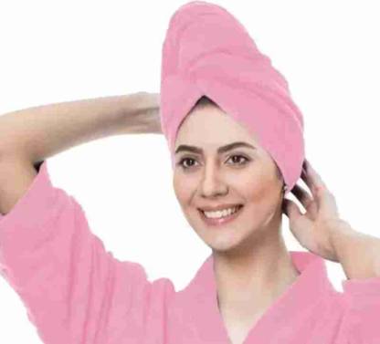 ANSH HAIR TOWEL PO1 C19 Pink Cloth Napkins
