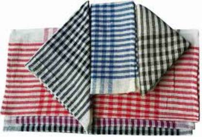 Shri Daily Use Checked Cotton Napkins (15x15 Inch) daily use napkin Assorted Cloth Napkins