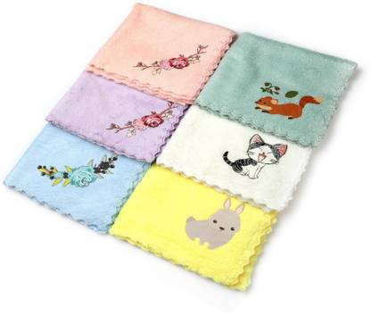 Satisfyn Microfiber Face Towel Multicolor Cloth Napkins