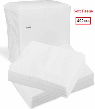 Ashni Dry Tissue - pcs 400 White White Paper Napkins