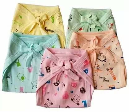 ATTRACTIVE New born Baby Cotton Cloth Diapers /Langot / nappy Washable and Reusable Nappies