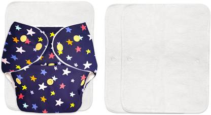Superbottoms BASIC BASIC Cloth Diaper with 3 NEW Quick Dry UltraThin pads- Assorted
