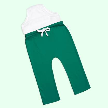 Superbottoms Padded Pajamas with DryFeel Layer| Solid Print| Ideal for Diaper-Free Time|9M-1Y
