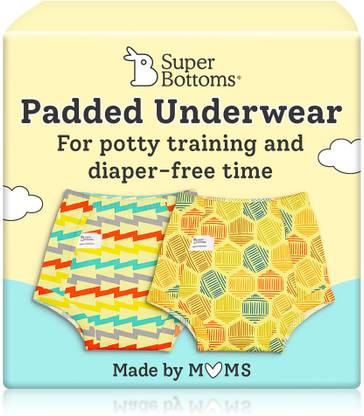 Superbottoms Pull up Style Potty Training Pants Unisex Padded Underwear (2-3Y)