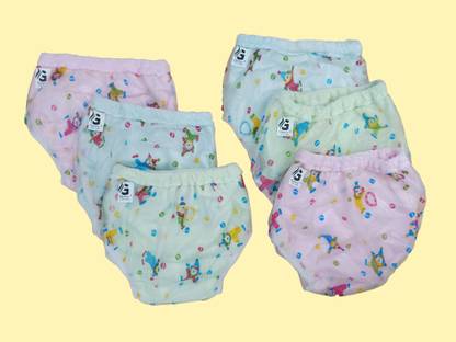GARCY 0-3M Baby PVC Underwear Panty Nappy Potty Training Pant Inner ClothOuter Plastic