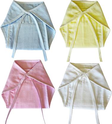 Dumbledo Muslin Cotton Nappies - Reusable, U Shaped, Cloth Nappies for Unisex Babies