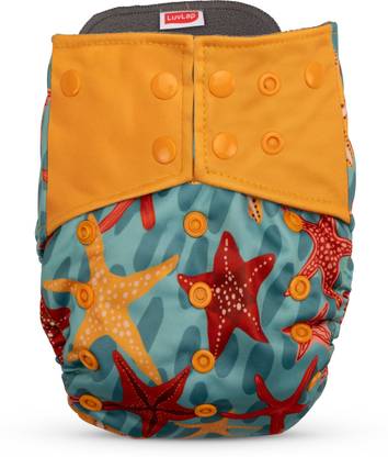 LuvLap Reusable Bamboo Charcoal Baby Cloth Diapers