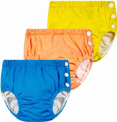 InEffable Swimming Pants Reusable Swimwear Diaper Pants For Unisex- Set Of 3(0-36 Months)
