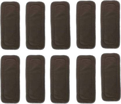 Garysee Premium 5 Layers Bamboo Fibre Charcoal Reusable Diaper Inserts for Newborn Baby
