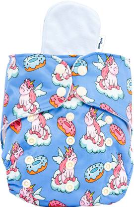 BUMTUM Ultrahygiene Unicorn Extra Soft Reusable Cloth Diaper for Babies 0 to 3 Yrs