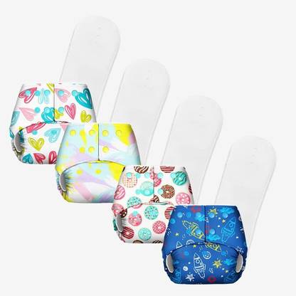 Superbottoms Basic Cloth Diaper for babies with Wet-Free Inserts with Snaps