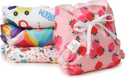 MOM'S PRIDE ® Waterproof Padded Cotton Smart Langot with Gentle Elastics-StayDry Layer