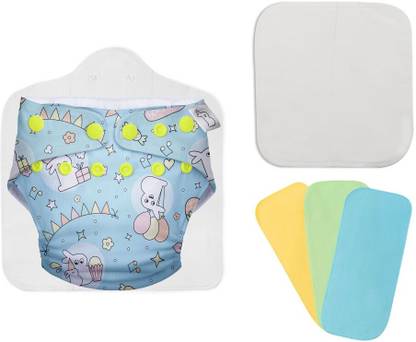 Superbottoms Reusable Cloth Diapers for babies Starter Cloth Diaper Pack with 1 Freesize UNO