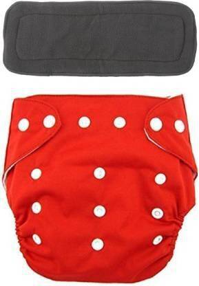 little monkeys Baby Cloth Button Diaper Pants Adjustable Reusable Washable Comfortable Printed Button Diaper for Babies/Infants/Toddlers (Age 0 to 2 Yrs)