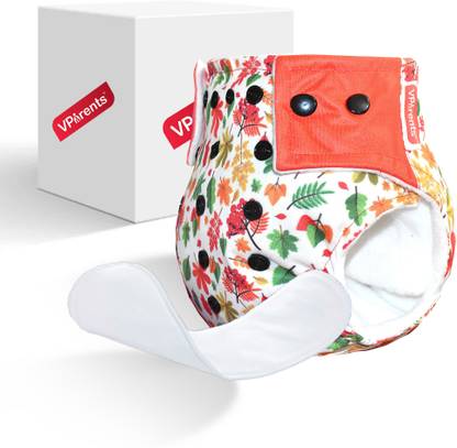 VParents Reusable Adjustable Cloth Diapers With ulta absorbent Insert 5 layers- washable