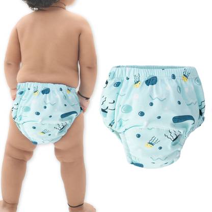 Bembika Baby Training Pant with 6 Layers of Cotton Padding for DryFeel Baby Reusable